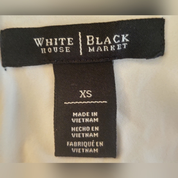 WHBM Embellished Midi Dress White, Silver and Gold - Picture 8 of 11